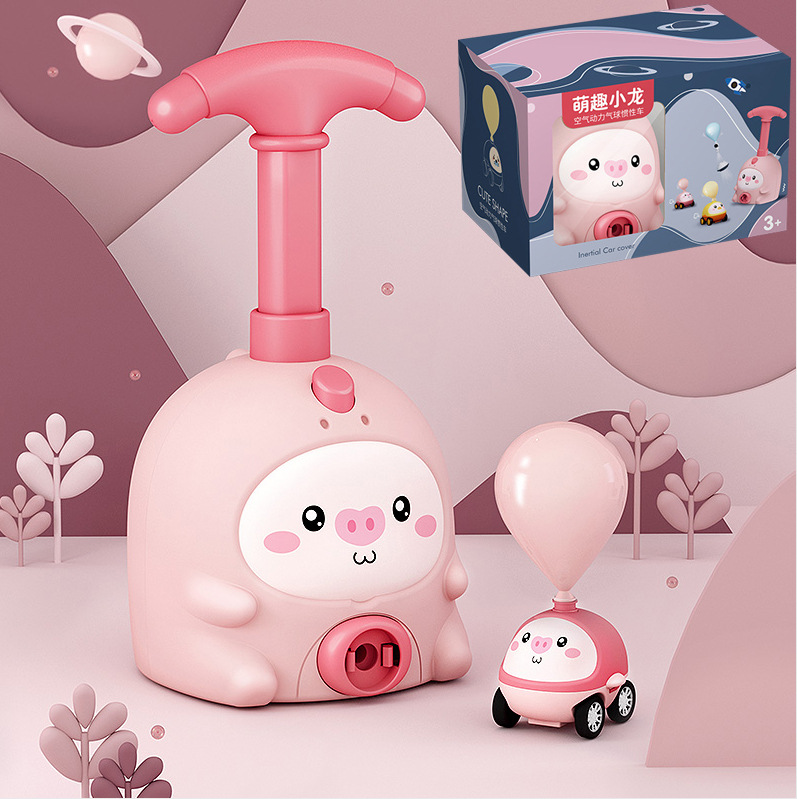 핑크 새끼 돼지 창 상자