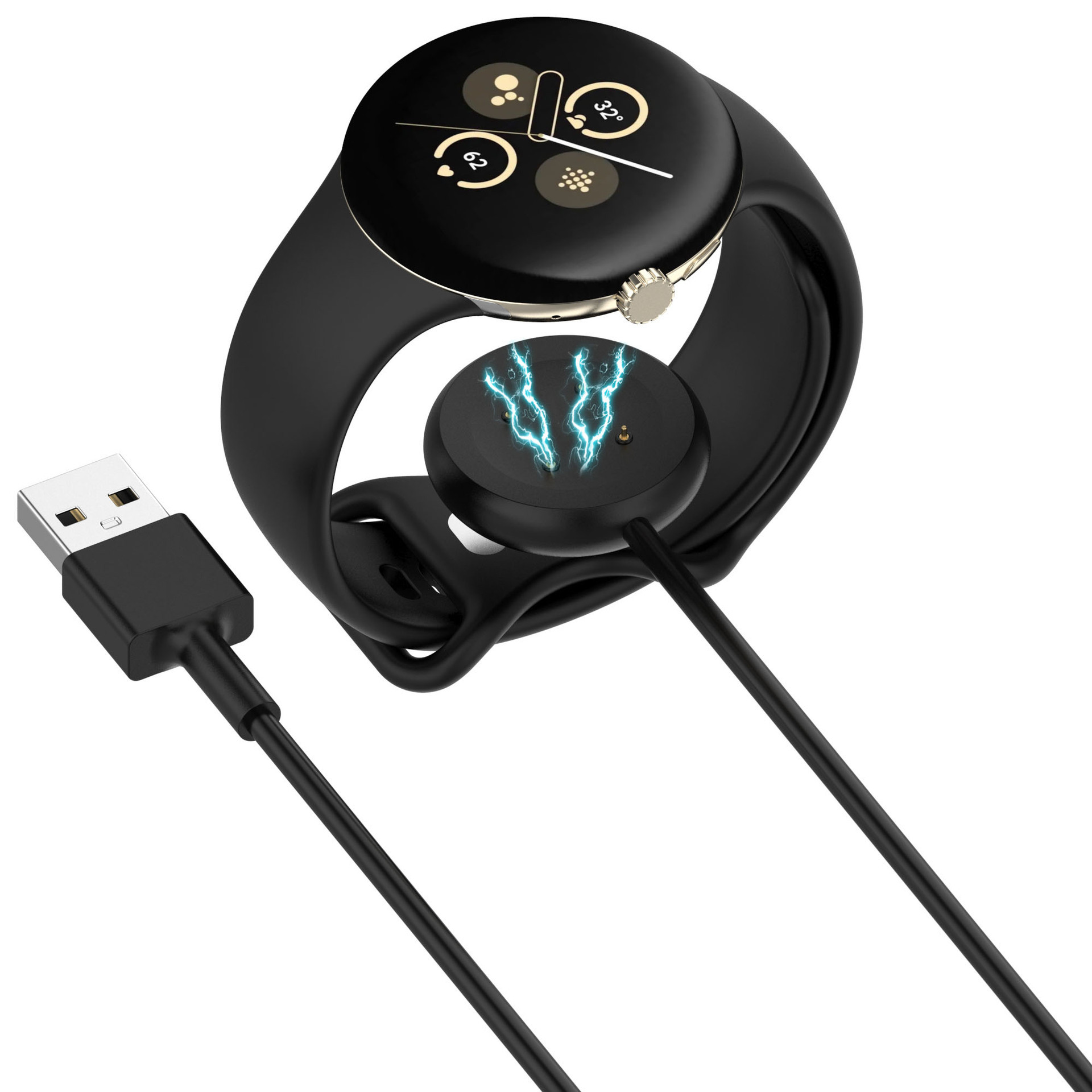 Google Pixel Watch2 Magnetic Charger for Google Watch2 in stock undefined