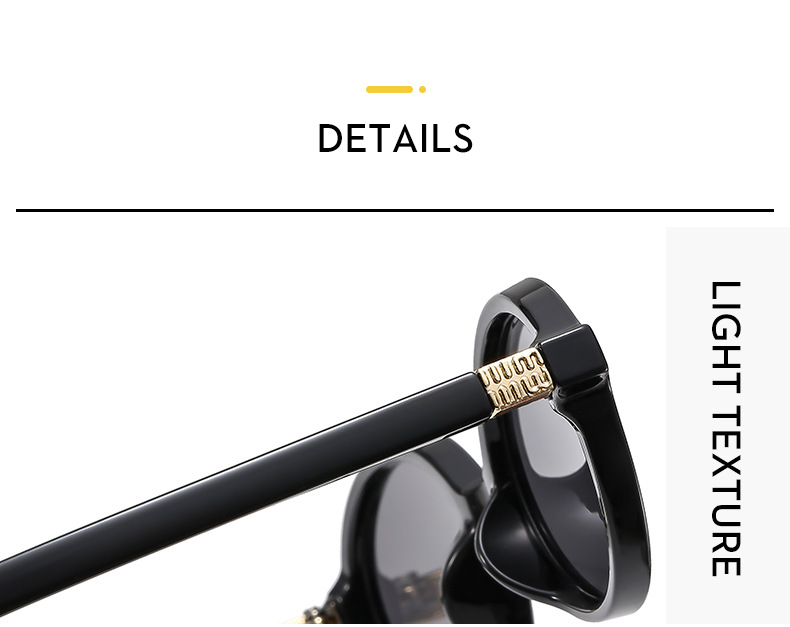 45g Weight Full Frame Glasses Structure Sunglasses, Glasses Classification PC, UV400 Protection Lens Material Oval Frame Glasses Style Casual, Travel, Beach Occasion Oval Pattern Women's Gender Vacation, Streetwear Style Vacation Streetwear Oval PC UV400 Protection Oval Frame Full Frame Women's Sunglasses 5