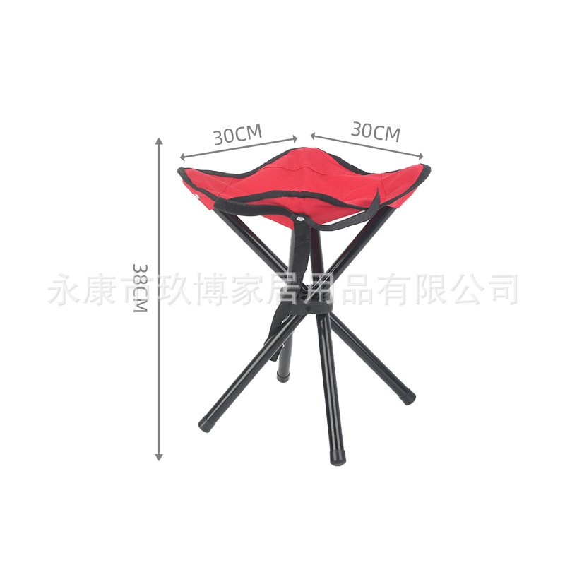 Beach Folding Chair with Handle, Stainless Steel, Safe and Stable, Portable Fishing Stool, Outdoor Leisure Chair Wholesale