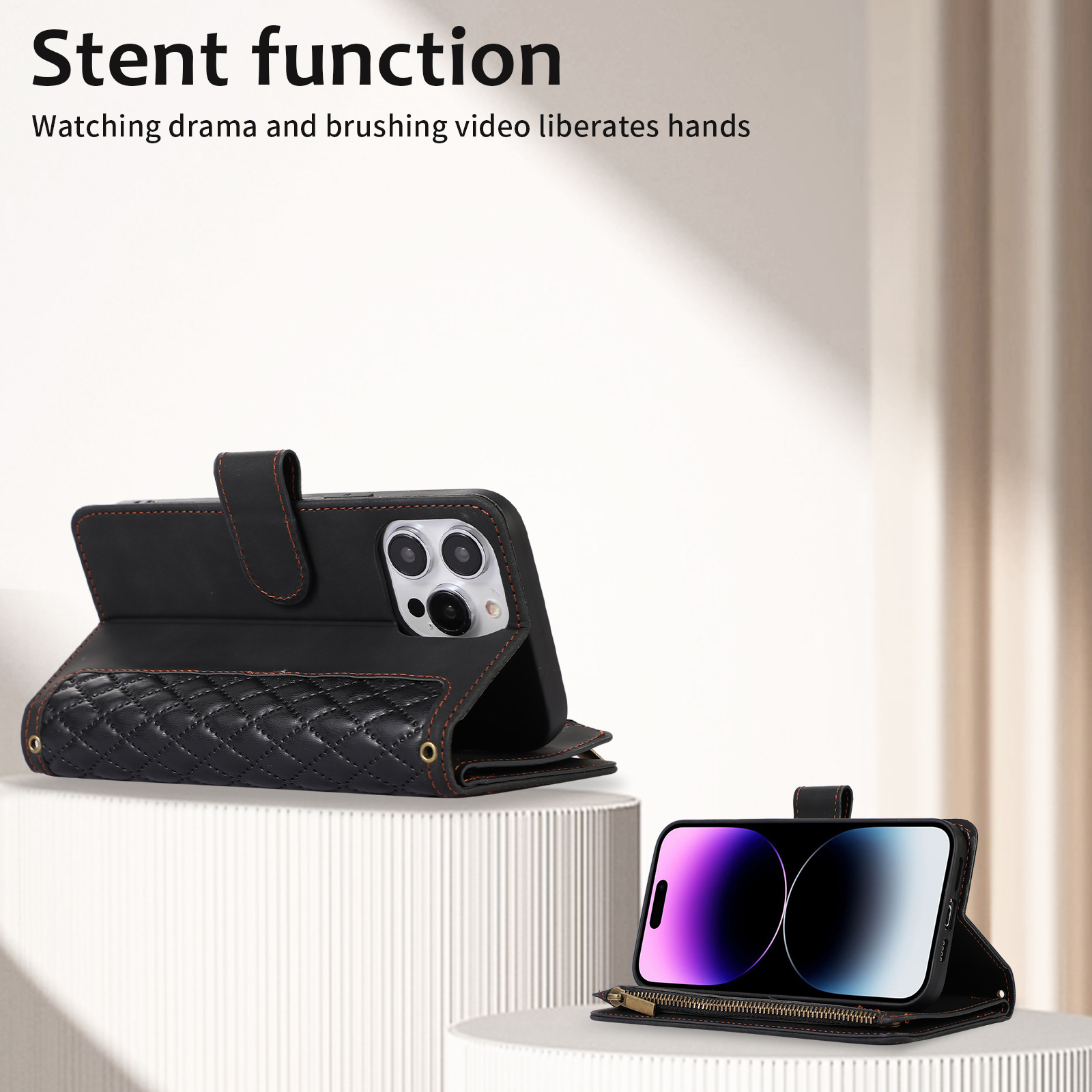 Designer Phone Case For Samsung S24u And Iphone 15 Card Holder_voghion.com