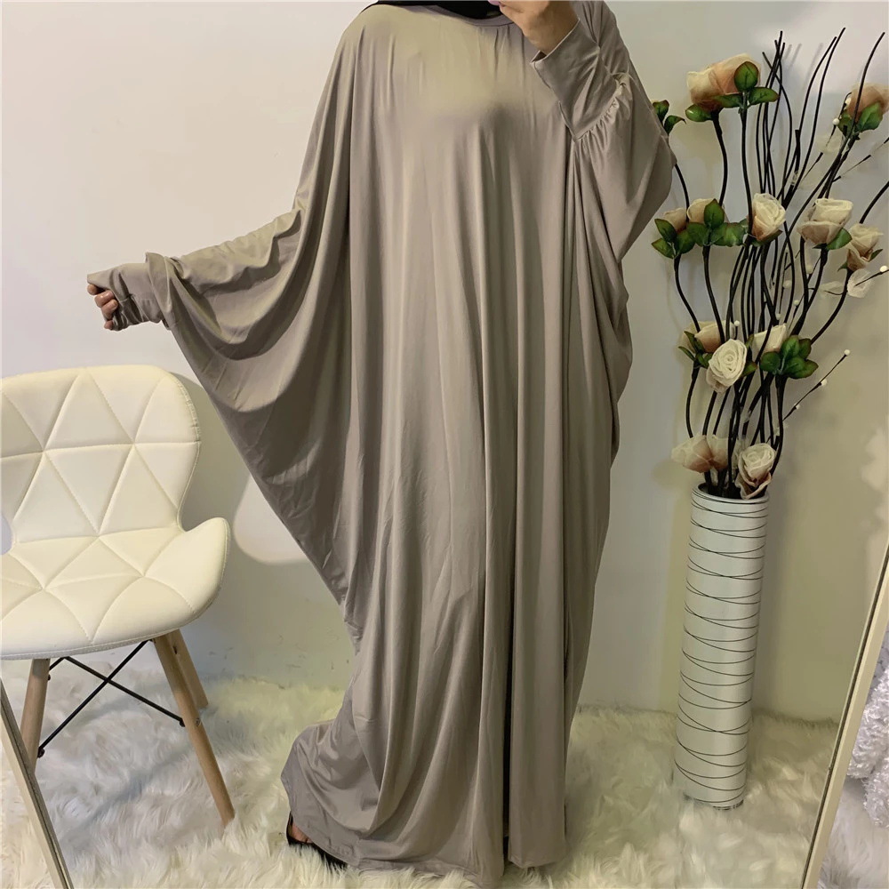 Women's Clothing Effortless Batwing Sleeve Dress, Solid Color Casual Shift Dress For Women_ecoleips.com