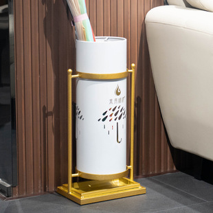 Factory straight hair round umbrella barrel simple umbrella storage barrel hotel shopping mall writing door umbrella barrel direct wholesale