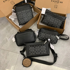 Koujia メンズ クロスボディ コレクション 通勤 クロスボディ 老眼鏡 ペンホルダーバッグ クロスボディバッグ カメラバッグ