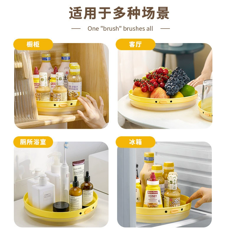 Shelf Rack Countertop Rotating Kitchen Home from Yomiego