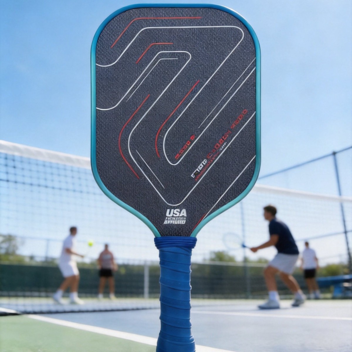 Imported T700 carbon pickleball paddle, professional carbon fiber 16mm matte gradient pickleball paddle, professional model