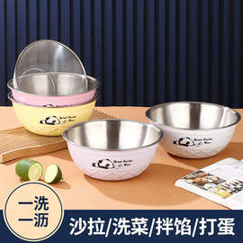 家用厨房洗菜盆塑料不锈钢淘米盆客厅精致水果盘加厚款沥水盆子