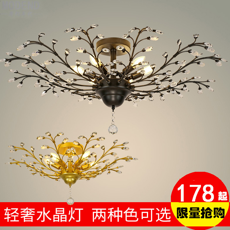 retro creative coffee ceiling light for living room