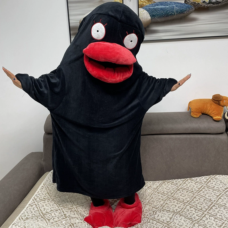 B.Duck халат для мужчин и женщин любимый, забавная пижама, утка пух