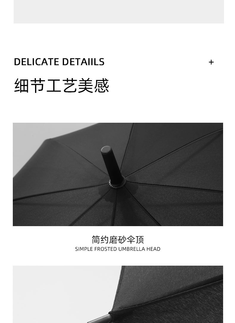 定制双人长柄高尔夫雨伞防风防雨印刷logo广告伞印字图案大量批发详情10