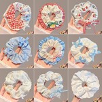 发圈韩系大肠组合柔软弹性持久冰丝皮筋女童百搭高马尾丸子头发饰