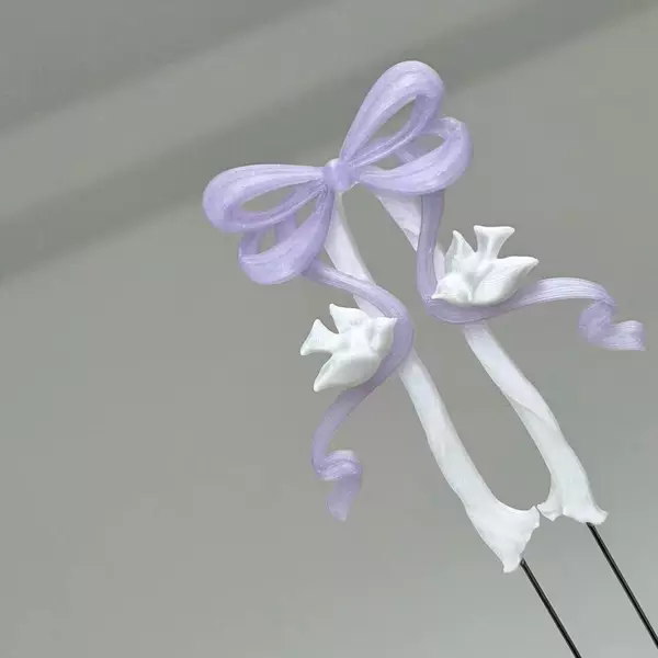 New Lily-Of-The-Valley Butterfly Bean Pen Double-Needle Bead-Picking Tool Tweezers Handmade DIY Bead-Picking Tool Bead-Picking Pen
