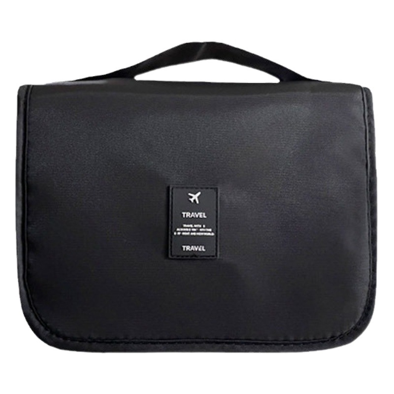 Gran capacidad húmeda y seca separación gancho bolsa portátil viaje simple chica corazón cosmético bolsa lavado plegable almacenamiento