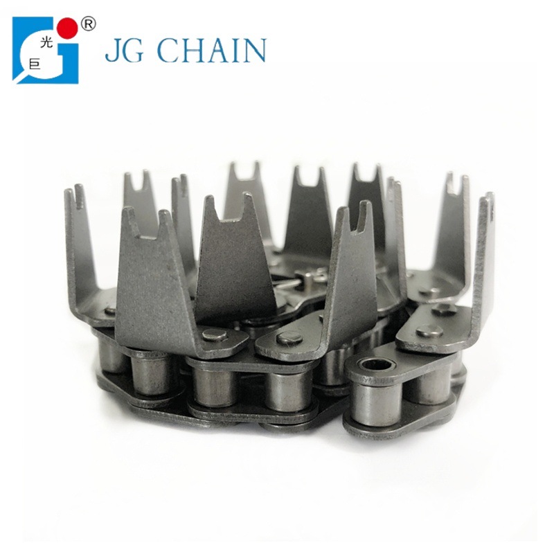 厂家直销06B-1单排侧特殊附片链-尖片链条耐用输送带传动链条