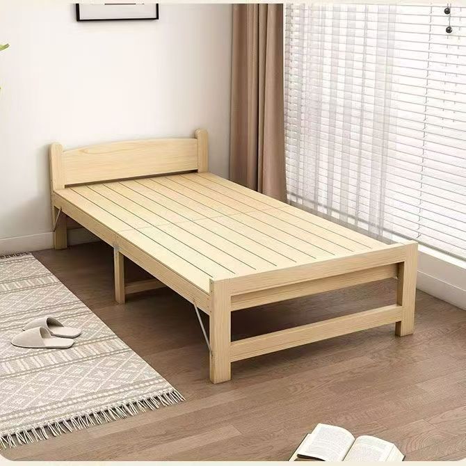 Folding Bed, No Installation Required, Office Nap Bed, Rental Room Solid Wood Bed, Economical and Simple, Small Apartment, Does Not Take up Space Folding Bed, No Installation Required, Office Nap Bed, Rental Room Solid Wood Bed, Economical and Simple, Small Apartment, Does Not Take up Space