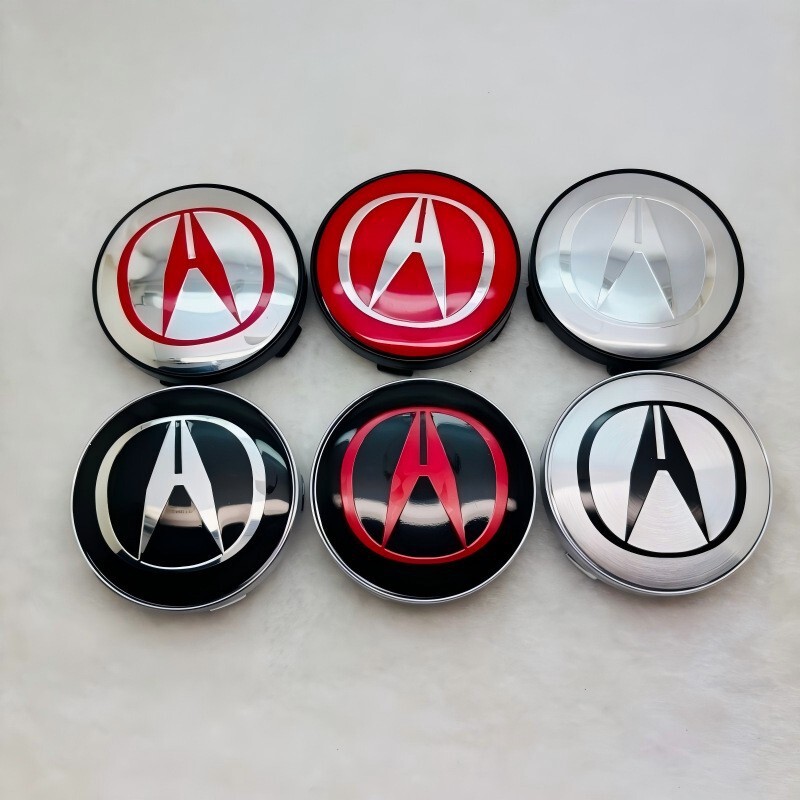 Suitable for Acura Modified Car Hub Cap Universal Car Logo Hub Center Cap T60 Steel Rim Cap 60mm