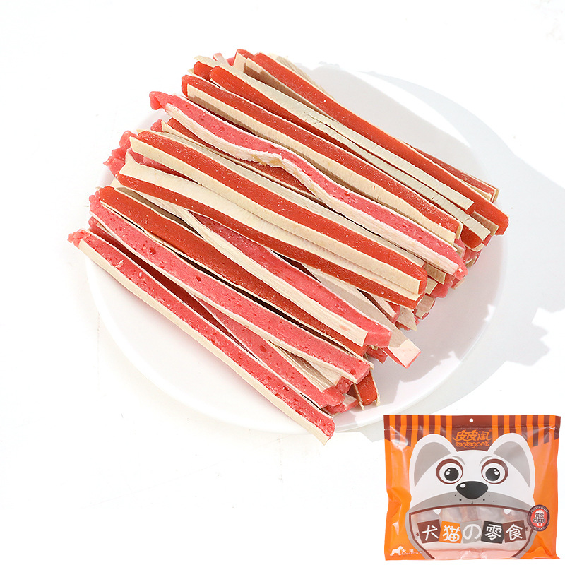 Aperitivos para mascotas Spot Peso neto al por mayor 400g Pipitao Aperitivos de pollo Aperitivos para perros molares secos Aperitivos de pollo seco