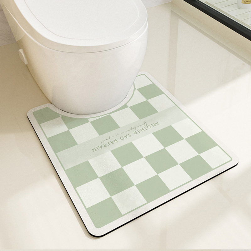 Alfombra de piso absorbente de baño nórdico baño doméstico resistente a las manchas alfombra de piso antideslizante inodoro suave alfombra de piso de barro de diatomeas