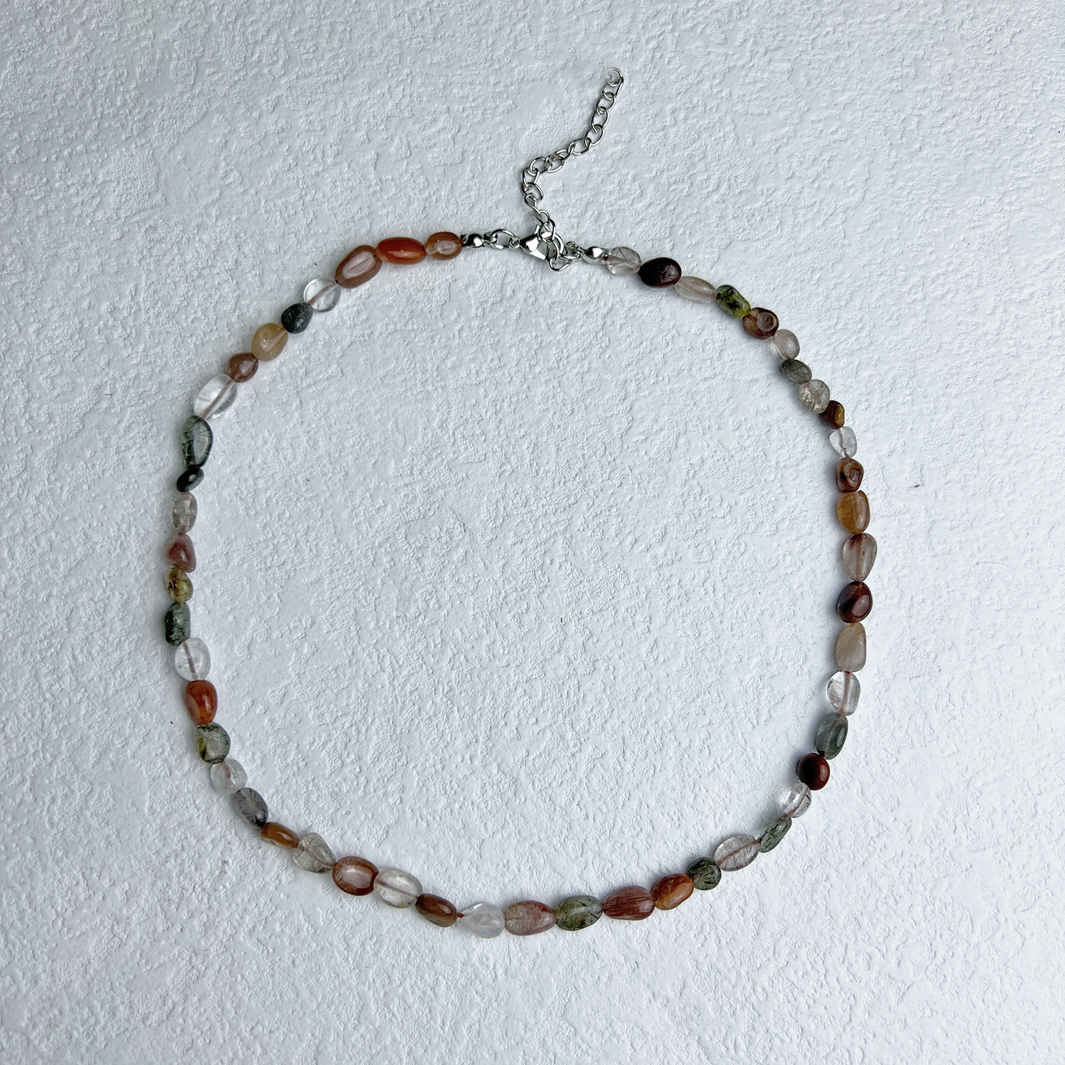 Daily Occasion Ethnic Style Geometric Natural Stone Beaded Necklace