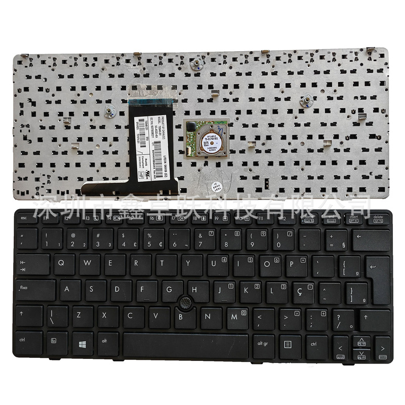 BR applicable to HP EliteBook 2560p 2570 2570p notebook keyboard