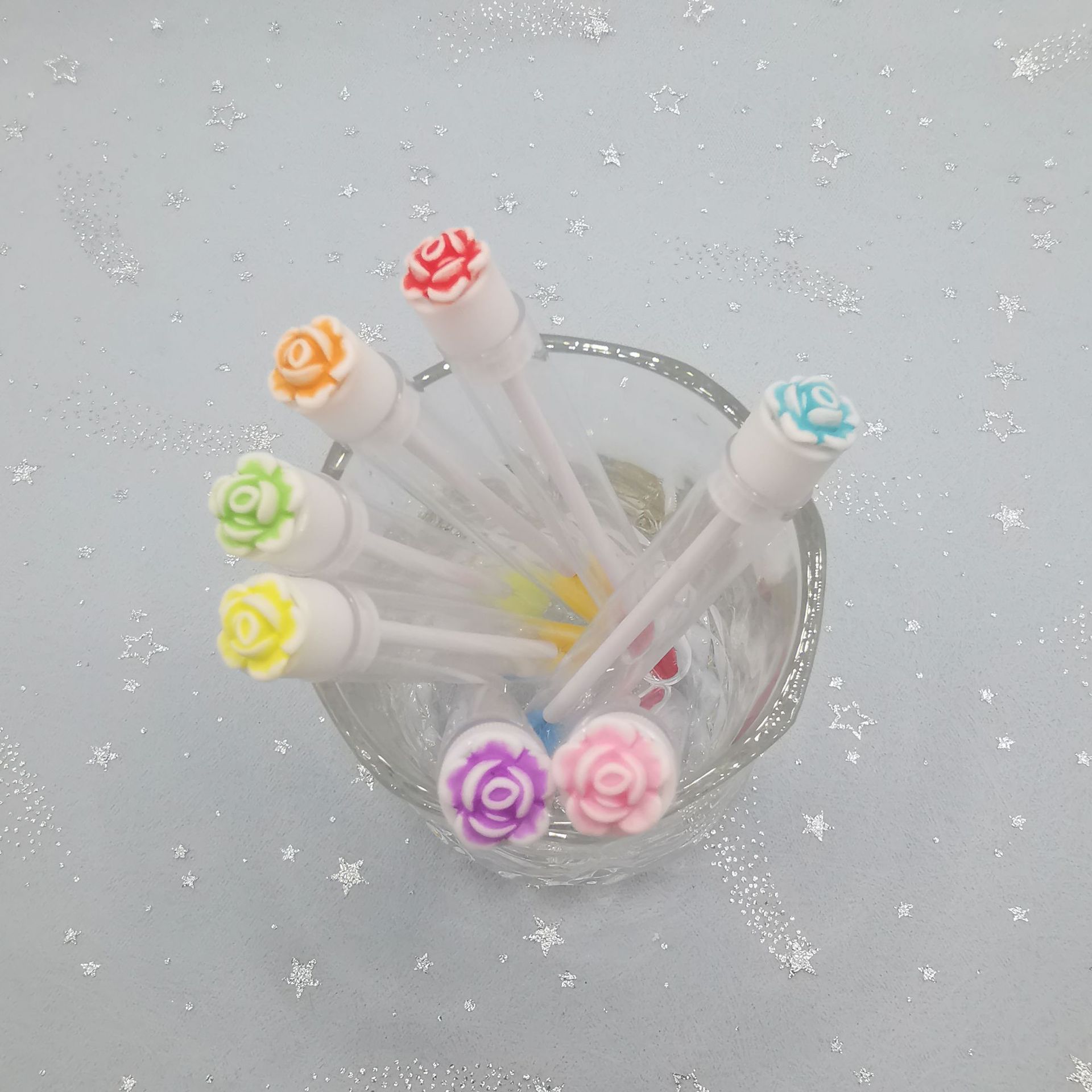 Acrylic Rose Tube Eyelash Brush Image 2