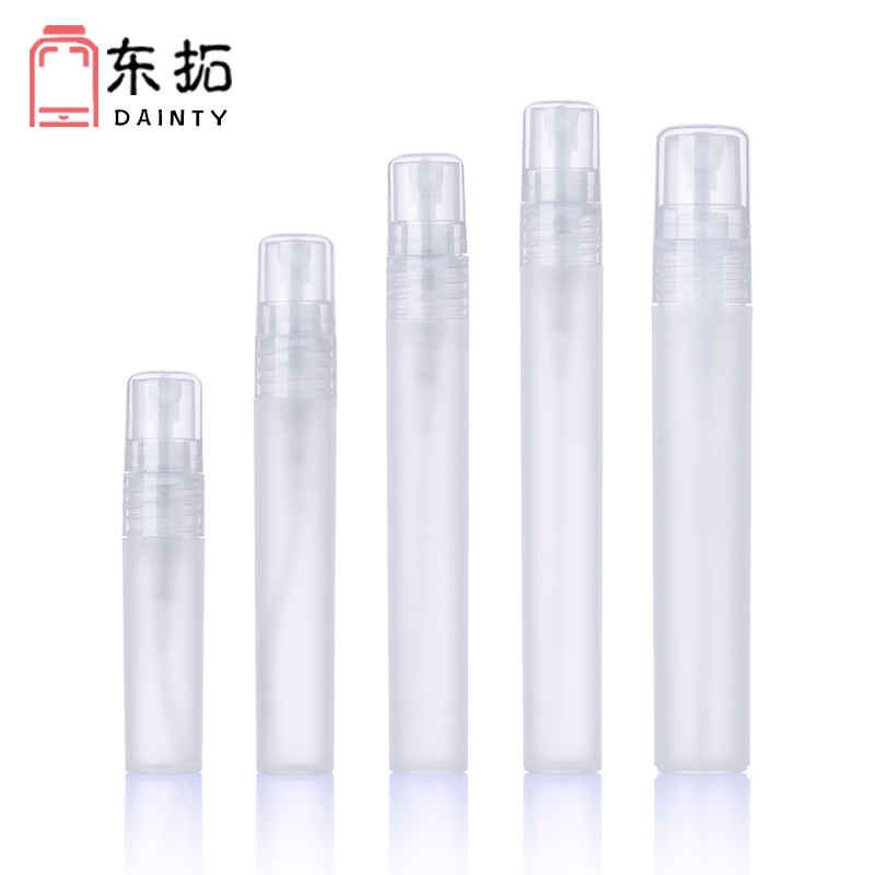 小喷雾瓶香水笔10ml 12ml 15ml半透磨砂酒精便携旅行喷雾瓶塑料瓶