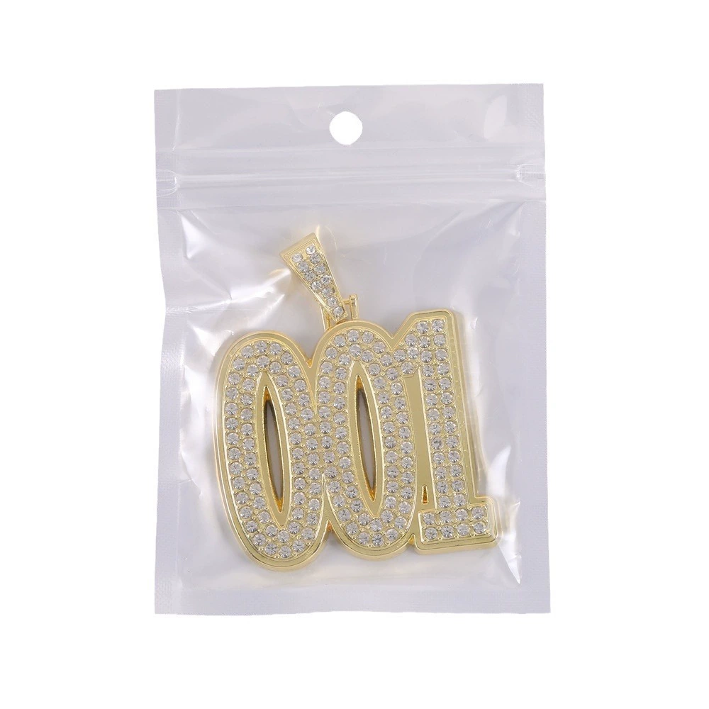 Pendant hip-hop style, necklace, mixed accessories, diamond encrusted, DIY, wholesale, (Physicals)