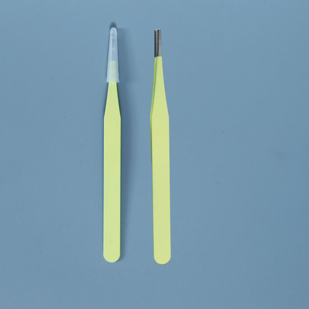 Macaron color stainless steel tweezers goo card hand account diy sticker tool 10.5cm long clip pinch