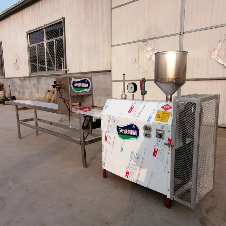 天诚牌小型全自动年糕加工设备 出机自熟水磨年糕机价格