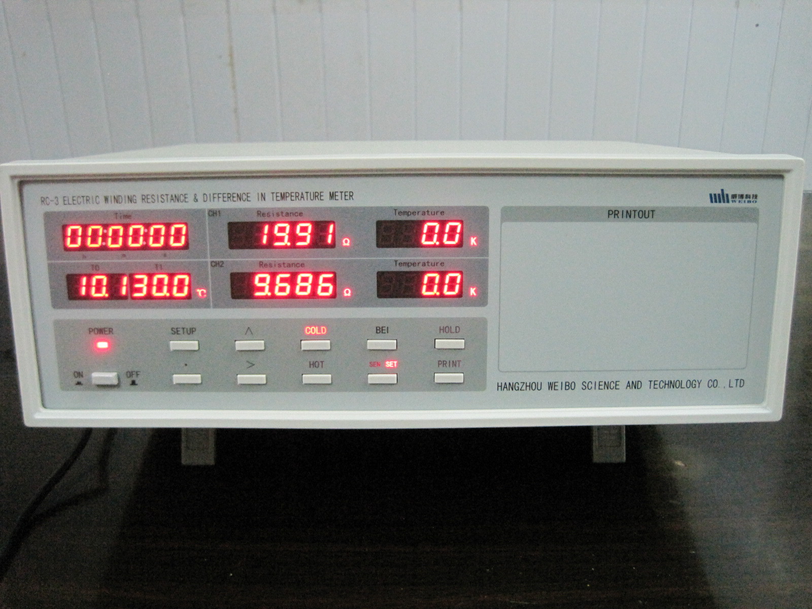 杭州威博2路RC-3 RC2001带电单绕组温升测试仪RC2002 RC-2 RC2010
