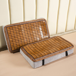 Mahjong Mat Pillowcase Summer Memory Pillow Latex Pillow Pillowcase Carbonized Bamboo Chip Memory Foam Pillow Cushion Pillow