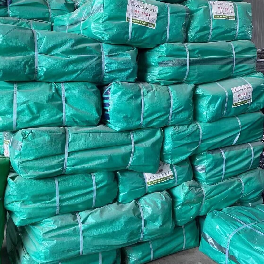 水晶绿篷布单双覆膜彩条布批发各种聚乙烯南韩布防晒抗老化