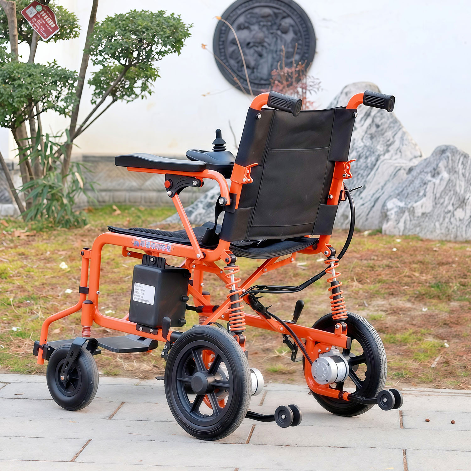 Electric Wheelchair Manufacturer for the Elderly, Fully Automatic Foldable Lightweight Mobility Scooter with Smart Lithium Battery