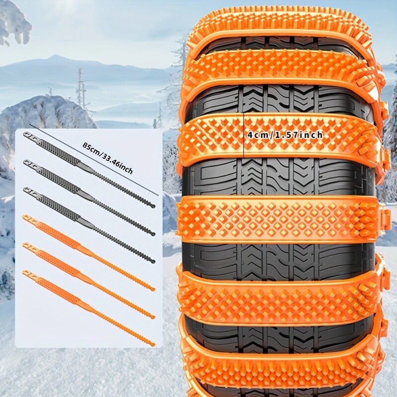 【Factory Direct Sale】Car Anti-Slip Tracks Thickened and Widened Rubber Track-Style Anti-Skid Chains Winter Emergency Chains 【Factory Direct Sale】Car Anti-Slip Tracks Thickened and Widened Rubber Track-Style Anti-Skid Chains Winter Emergency Chains