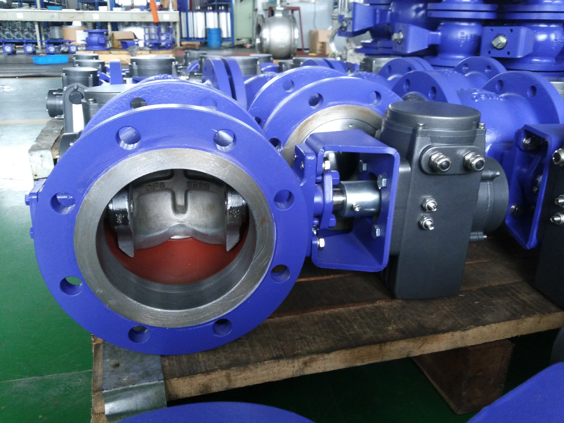 VQ347Y-16C涡轮v型球阀DN150耐高温铸钢法兰式v型硬密封球阀DN100