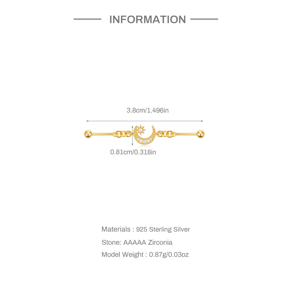 3g Weight Zircon Inlay Material Ear Studs Classification Ear Cartilage Rings & Studs Piercing Type 1 Piece Quantity Daily, Festival Occasion 925 Sterling Silver Material Geometric Pattern Unisex Gender Inlay Design Simple Style Style 1 Piece 925 Sterling Silver Zircon Geometric Ear Studs 5