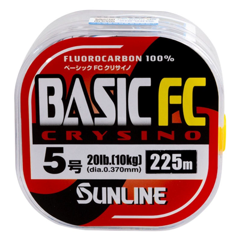Карбоновая леска SUNLINE Sangase BASIC FC Новая кристаллическая версия, 300 метров, суб-линия для каменной рыбалки, ведущая карбоновая леска
