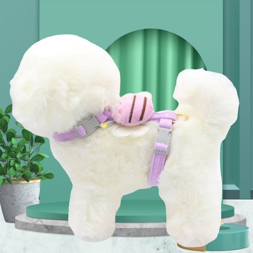 Pet Supplies New Dog Leash Cartoon Honeybee Chest and Back Strap Dog Rope Industrial Shaped Cat Leash Wholesale