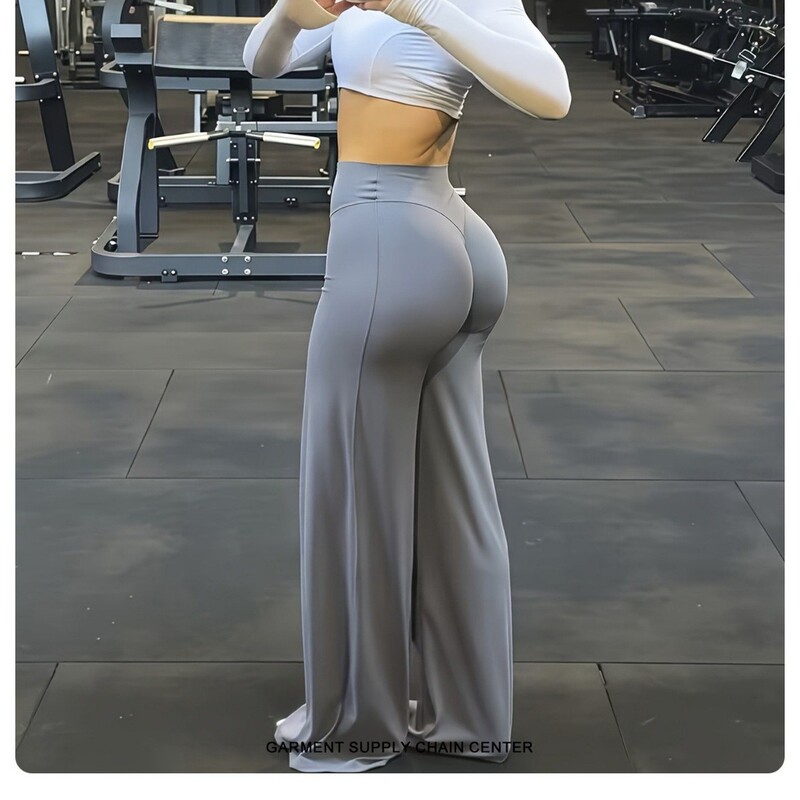 Yiwu Cross-Border Hot-Selling Quick-Dry Straight-Leg Yoga Pants, Butt-Lifting, Slim-Fit, Quick-Dry Fitness Sports Wear Yoga Leggings
