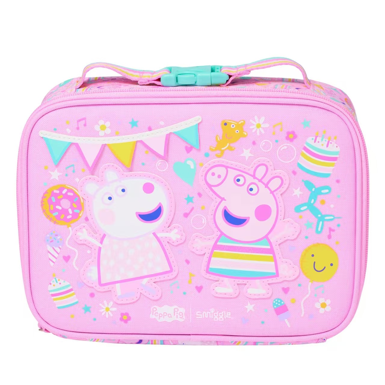 Australia smiggle doble capa Bento bolso caja de almuerzo niños de la escuela primaria BOLSA DE AISLAMIENTO impermeable bolsa de almuerzo grande