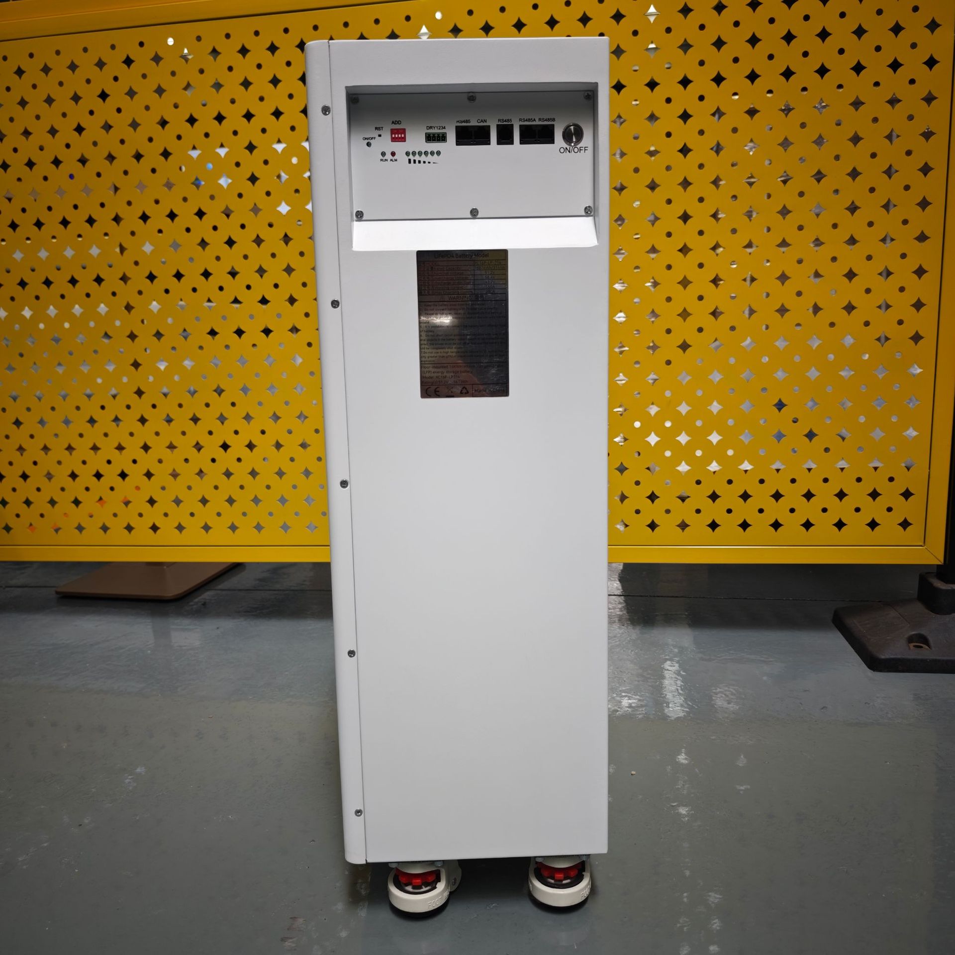 Sistema de almacenamiento de energía fotovoltaica doméstico de fosfato de hierro de litio de 16 grados 8000 + ciclo de certificación completa tipo de exportación