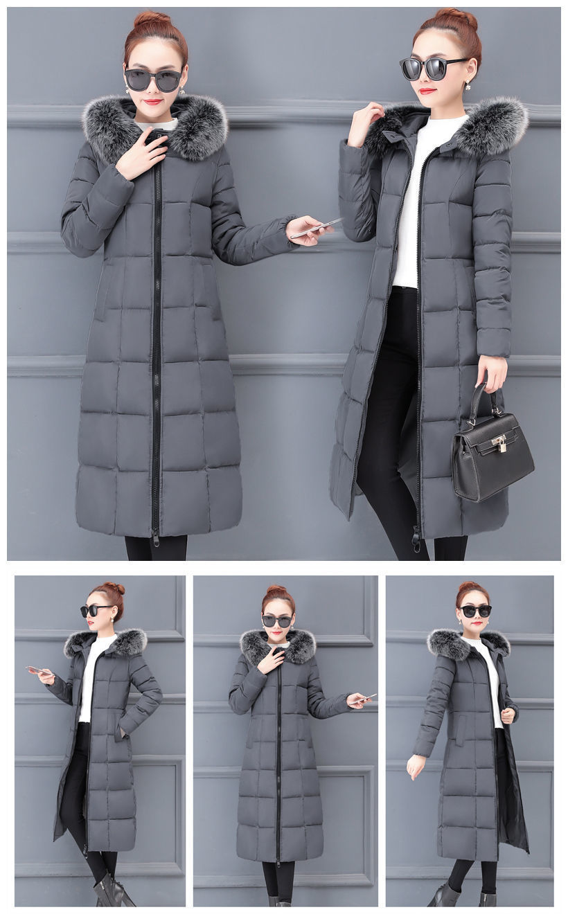 Dames winterjas knielang getailleerd met warme voering_voghion.com