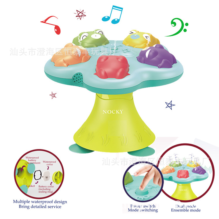 Variable toy play in water