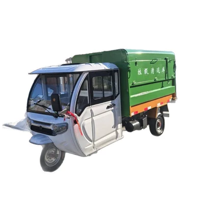 Three-Wheel Self-Unloading Garbage Truck, Elektrik zibil maşınları