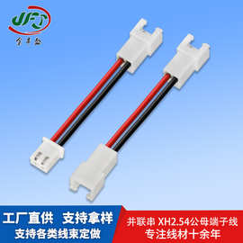 加工定制2p线XH2.54端子线 电瓶车公母插头对接线 LED灯饰连接线