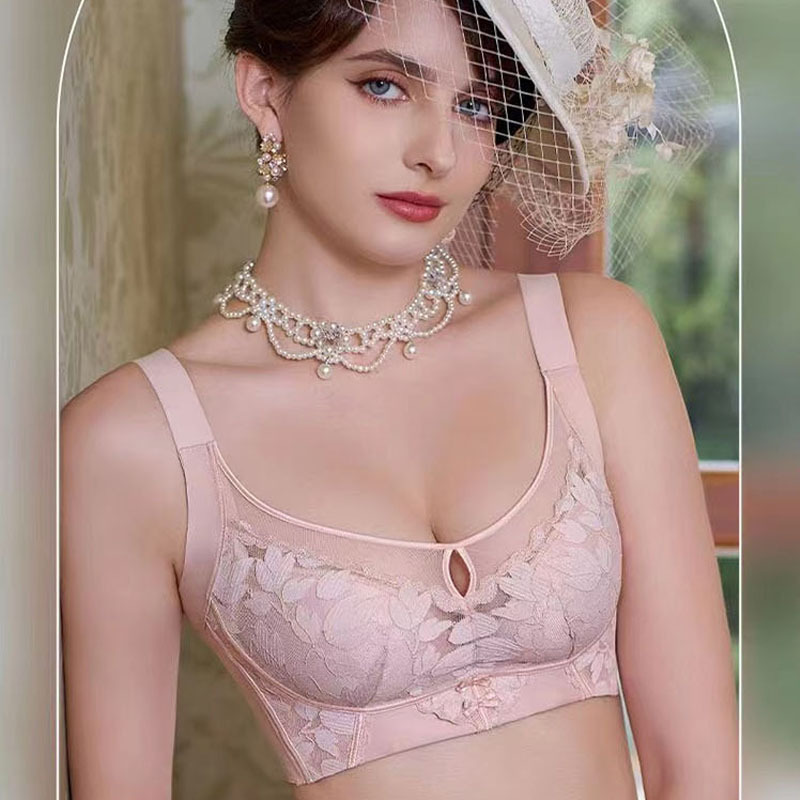 Lady Jin Guan 506 medium thick B cup skin-friendly cotton Super push up upper support adjustment heightening side ratio breast collection underwear