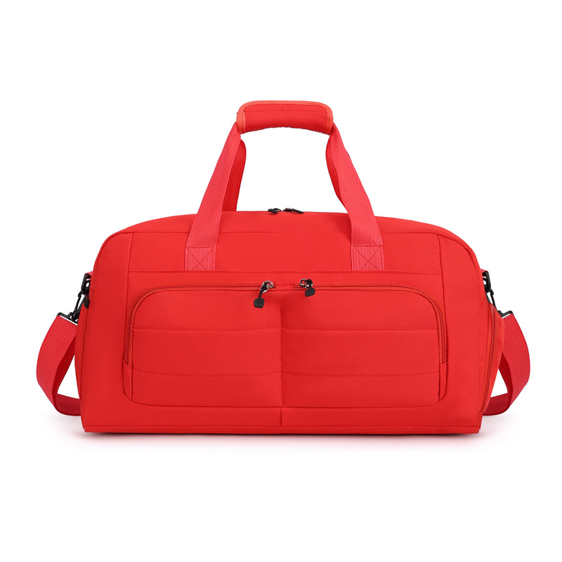 Bolsa de Viaje Multifuncional para Mujer de Nylon, Transpirable, Ultraligero, Separación Seca y Húmeda, para Viajes de Ocio