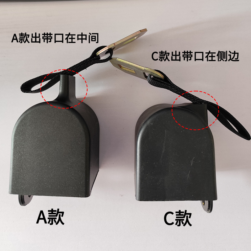 Automatic Retractable Pallet Cargo Strap Two-Point Safety Belt Tensioner Enclosure Box Self-Locking Recoiler