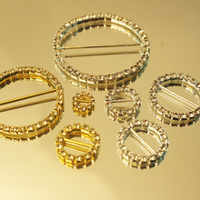 廠家直銷各種尺寸圓日字鑽扣 鑲鑽合金帶桿鑽鏈 衣角打結服裝配件