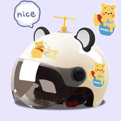 for all seasons, motorcycle safety — Motosiklet kaskı (dəbilqə) - win-sunscreen-random-windmill-black-bear-ears